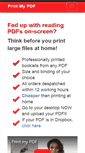 Mobile Screenshot of print-my-pdf.com